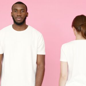 Custom V-Neck T-Shirts - custom manufactured by True Hub International